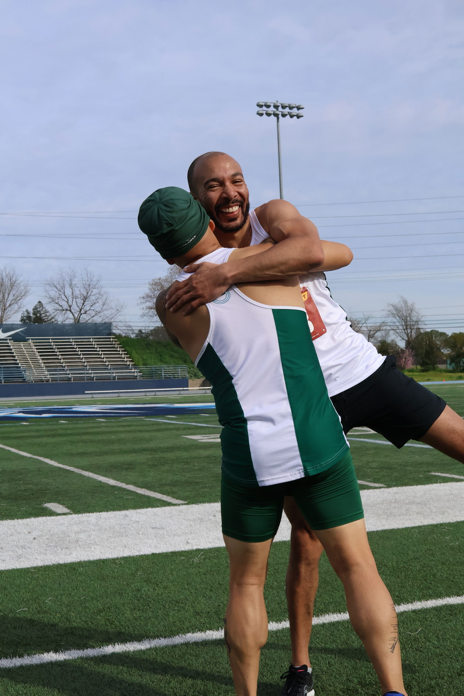 Tempo athletes celebrating together